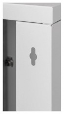 Stalflex RC10-9U-300GG 10 9U 300 mm mély lapra szerelt szürke üveg ajtós fali rack szekrény Iroda és számítástechnika - Hálózat - Hálózati kiegészítő - 390649