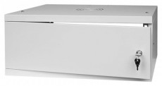 Stalflex RC19-4U-450MG 19" 4U 450 mm mély lapra szerelt szürke fém ajtós fali rack szekrény Háztartás / Otthon / Kültér - Egyéb háztartási termék - 390609