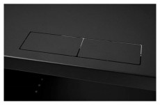 Stalflex RC19-9U-450GB 19" 9U 450 mm mély lapra szerelt fekete üveg ajtós fali rack szekrény Újdonságok - Új termékek - 390614