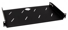 Stalflex RSF19-1U-300B 19 1U 300mm mély 2 ponton rögzíthető fekete fix tálca Konyhai termékek - Sütő-főzőlap, tűzhely (beépíthető) - Kiegészítő - 390558