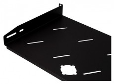 Stalflex RSF19-1U-300B 19 1U 300mm mély 2 ponton rögzíthető fekete fix tálca Konyhai termékek - Sütő-főzőlap, tűzhely (beépíthető) - Kiegészítő - 390558