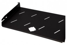 Stalflex RSF19-1U-300B 19 1U 300mm mély 2 ponton rögzíthető fekete fix tálca Konyhai termékek - Sütő-főzőlap, tűzhely (beépíthető) - Kiegészítő - 390558