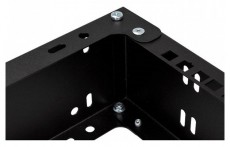 Stalflex WRH19-4U-330B 19" 4U 330mm mély fekete fali rack keret Iroda és számítástechnika - Hálózat - Hálózati kiegészítő - 395962