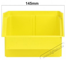 Stalflex BIN-M-Y s&aacute;rga sz&iacute;nű k&ouml;zepes m&eacute;retű t&aacute;rol&oacute;doboz H&aacute;ztart&aacute;s / Otthon / K&uuml;lt&eacute;r - Lak&aacute;sfelszerel&eacute;s - T&aacute;rol&oacute; - 390671