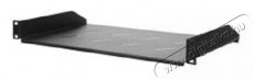 Stalflex B-RSF19-1U-200B 19 1U 200mm mély 2 ponton rögzíthető fekete fix tálca Iroda és számítástechnika - Hálózat - Hálózati kiegészítő - 405352