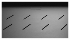 Stalflex RC19-6U-350GB 19" 6U 350 mm mély lapraszerelt fekete üveg ajtós fali rack szekrény Iroda és számítástechnika - Egyéb számítástechnikai termék - 420629