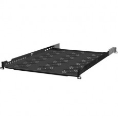 Stalflex B-RSA19-1U-650B 19" 1U 650mm mély 4 ponton rögzíthető fekete fix tálca Iroda és számítástechnika - Hálózat - Hálózati kiegészítő - 405403