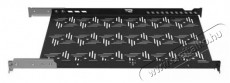 Stalflex B-RSA19-1U-650B 19" 1U 650mm mély 4 ponton rögzíthető fekete fix tálca Iroda és számítástechnika - Hálózat - Hálózati kiegészítő - 405403