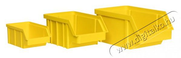 Stalflex BIN-L-Y s&aacute;rga sz&iacute;nű nagy m&eacute;retű t&aacute;rol&oacute;doboz Iroda &eacute;s sz&aacute;m&iacute;t&aacute;stechnika - Egy&eacute;b sz&aacute;m&iacute;t&aacute;stechnikai term&eacute;k - 434384