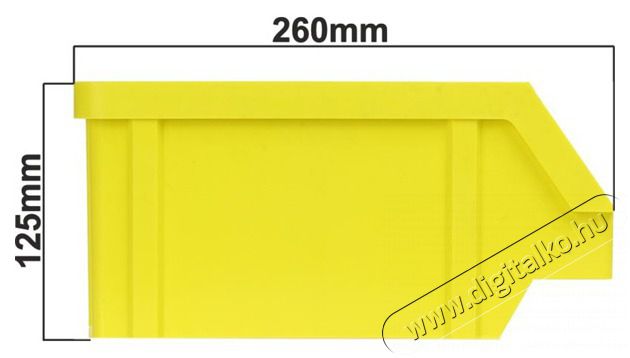 Stalflex BIN-L-Y s&aacute;rga sz&iacute;nű nagy m&eacute;retű t&aacute;rol&oacute;doboz Iroda &eacute;s sz&aacute;m&iacute;t&aacute;stechnika - Egy&eacute;b sz&aacute;m&iacute;t&aacute;stechnikai term&eacute;k - 434384