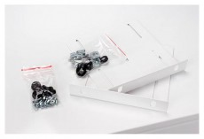 Stalflex CHR19-3U-420W 19" 3U 420mm mély fehér CCTV rack Iroda és számítástechnika - Hálózat - Hálózati kiegészítő - 434401