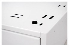 Stalflex CHR19-3U-420W 19" 3U 420mm mély fehér CCTV rack Iroda és számítástechnika - Hálózat - Hálózati kiegészítő - 434401