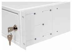 Stalflex CHR19-3U-420W 19" 3U 420mm mély fehér CCTV rack Iroda és számítástechnika - Hálózat - Hálózati kiegészítő - 434401