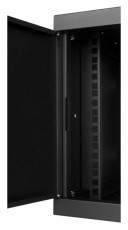 Stalflex RC10-6U-300GB 10" 6U 300 mm mély lapraszerelt fekete üveg ajtós fali rack szekrény Iroda és számítástechnika - Hálózat - Hálózati kiegészítő - 435681