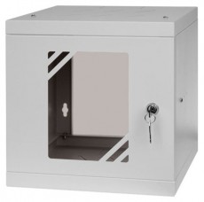 Stalflex RC10-6U-300GG 10" 6U 300 mm mély lapraszerelt szürke üveg ajtós fali rack szekrény Háztartás / Otthon / Kültér - Egyéb háztartási termék - 439778