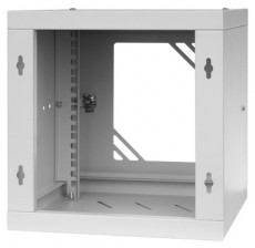 Stalflex RC10-6U-300GG 10" 6U 300 mm mély lapraszerelt szürke üveg ajtós fali rack szekrény Háztartás / Otthon / Kültér - Egyéb háztartási termék - 439778