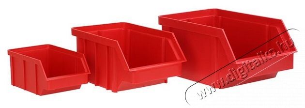 Stalflex BIN-M-R piros sz&iacute;nű k&ouml;zepes m&eacute;retű t&aacute;rol&oacute;doboz H&aacute;ztart&aacute;s / Otthon / K&uuml;lt&eacute;r - Egy&eacute;b h&aacute;ztart&aacute;si term&eacute;k - 443065