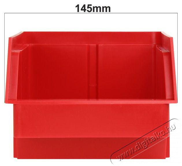 Stalflex BIN-M-R piros sz&iacute;nű k&ouml;zepes m&eacute;retű t&aacute;rol&oacute;doboz H&aacute;ztart&aacute;s / Otthon / K&uuml;lt&eacute;r - Egy&eacute;b h&aacute;ztart&aacute;si term&eacute;k - 443065