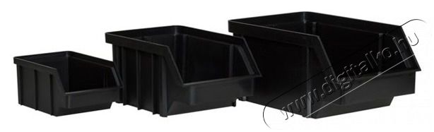 Stalflex BIN-S-BCK fekete sz&iacute;nű kis m&eacute;retű t&aacute;rol&oacute;doboz H&aacute;ztart&aacute;s / Otthon / K&uuml;lt&eacute;r - Lak&aacute;sfelszerel&eacute;s - T&aacute;rol&oacute; - 450258