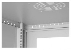 Stalflex RC19-12U-600GG 19" 12U 600 mm mély lapraszerelt szürke üvegajtós fali rack szekrény Iroda és számítástechnika - Hálózat - Hálózati kiegészítő - 453151