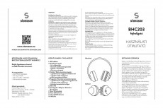 Stansson BHC203BB vezeték nélküli fejhallgató (Bluetooth) - fekete Audio-Video / Hifi / Multimédia - Fül és Fejhallgatók - Fejhallgató mikrofonnal / headset - 350239
