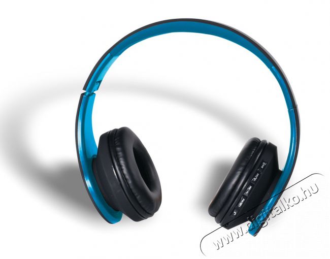 Stansson Classic BHC203BK Bluetooth headset - fekete / kék Audio-Video / Hifi / Multimédia - Fül és Fejhallgatók - Fejhallgató mikrofonnal / headset - 350240