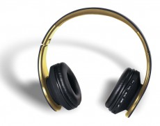 Stansson Classic BHC203GB Bluetooth headset - arany / fekete Audio-Video / Hifi / Multimédia - Fül és Fejhallgatók - Fejhallgató mikrofonnal / headset - 350242