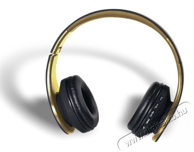 Stansson Classic BHC203GB Bluetooth headset - arany / fekete Audio-Video / Hifi / Multimédia - Fül és Fejhallgatók - Fejhallgató mikrofonnal / headset - 350242