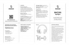 Stansson BHC205BZ vezeték nélküli fejhallgató (Bluetooth) - szürke Audio-Video / Hifi / Multimédia - Fül és Fejhallgatók - Fejhallgató mikrofonnal / headset - 350243