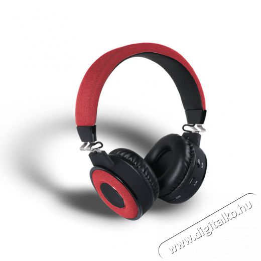 Stansson BHP201RB vezeték nélküli fejhallgató (Bluetooth) - piros Audio-Video / Hifi / Multimédia - Fül és Fejhallgatók - Fejhallgató mikrofonnal / headset - 350253