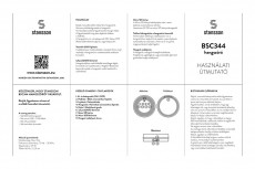 Stansson BSC344SB Bluetooth hangszóró - ezüst/fekete Audio-Video / Hifi / Multimédia - Hordozható, vezeték nélküli / bluetooth hangsugárzó - Hordozható, vezeték nélküli / bluetooth hangsugárzó - 350286