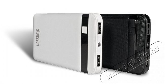 Stansson PBC400B-090 9000mAh fekete powerbank Mobil / Kommunikáció / Smart - Powerbank / Külső akkumulátor és töltő - 350313