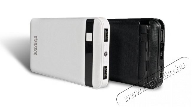 Stansson PBC400W-090 powerbank 9000mAh - fehér Mobil / Kommunikáció / Smart - Powerbank / Külső akkumulátor és töltő - 350314