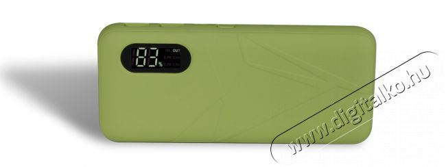Stansson PBC415E-114 11400 mAh powerbank (178688) - zöld Mobil / Kommunikáció / Smart - Powerbank / Külső akkumulátor és töltő - 350315