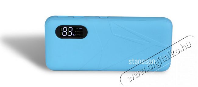 Stansson PBC415L-114 powerbank 11400mAh - világoskék Mobil / Kommunikáció / Smart - Powerbank / Külső akkumulátor és töltő - 350317