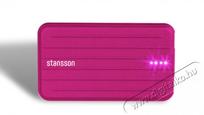 Stansson PBC417M-070 powerbank 7000mAh - ciklámen Mobil / Kommunikáció / Smart - Powerbank / Külső akkumulátor és töltő - 350326