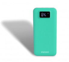 Stansson Classic PBC500T-135 powerbank 13500mAh - türkiz zöld Mobil / Kommunikáció / Smart - Powerbank / Külső akkumulátor és töltő - 350348