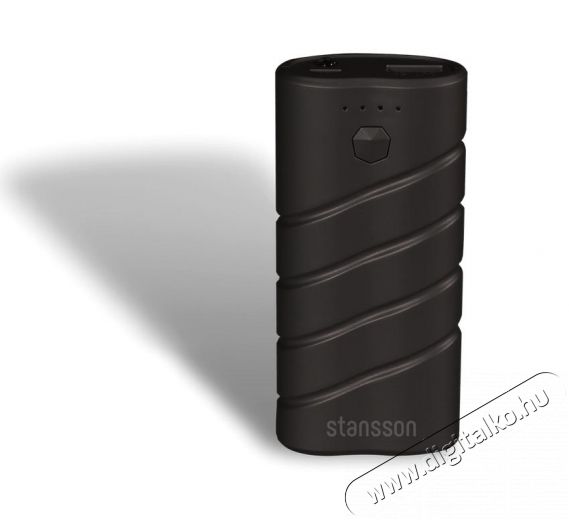 Stansson Prime PBP434B-046 powerbank 4600mAh - fekete Mobil / Kommunikáció / Smart - Powerbank / Külső akkumulátor és töltő - 350360