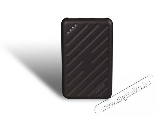 Stansson Prime PBP452B-090 powerbank 9000mAh - fekete Mobil / Kommunikáció / Smart - Powerbank / Külső akkumulátor és töltő - 350365