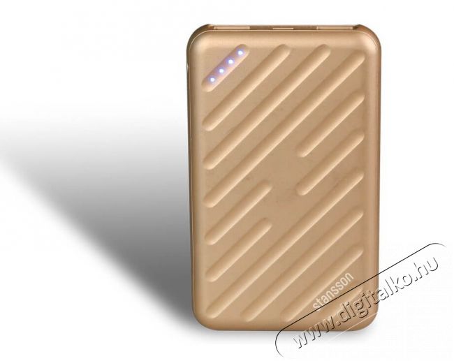 Stansson Prime PBP452G-090 powerbank 9000mAh - arany Mobil / Kommunikáció / Smart - Powerbank / Külső akkumulátor és töltő - 350367