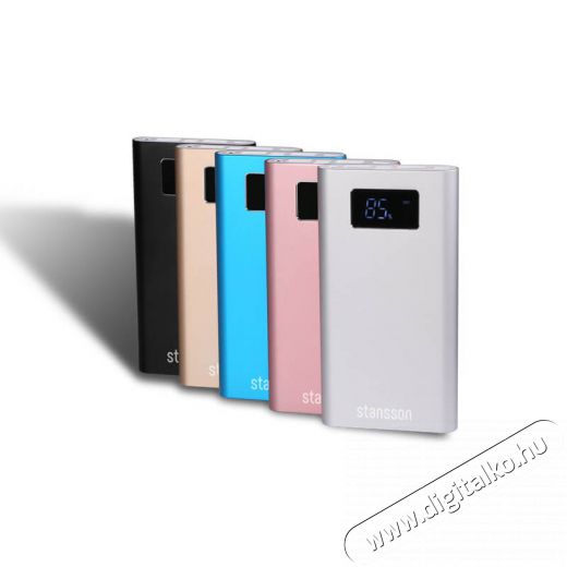 Stansson PBP490P-090 powerbank 9000mAh - rózsaszín Mobil / Kommunikáció / Smart - Powerbank / Külső akkumulátor és töltő - 350382