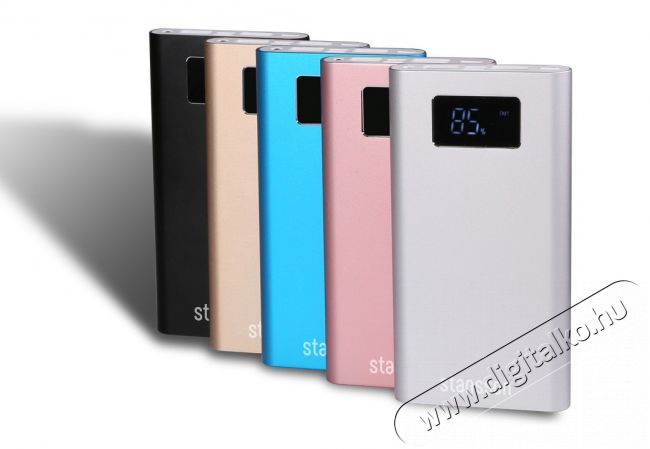 Stansson Prime PBP490P-114 powerbank 11400mAh - rózsaszín Mobil / Kommunikáció / Smart - Powerbank / Külső akkumulátor és töltő - 350383