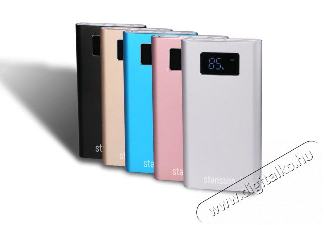 Stansson Prime PBP490S-090 powerbank 9000mAh - ezüst Mobil / Kommunikáció / Smart - Powerbank / Külső akkumulátor és töltő - 350384