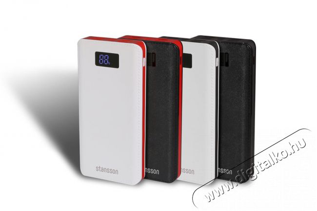 Stansson PBP515WB-135 powerbank 13500mAh - fehér Mobil / Kommunikáció / Smart - Powerbank / Külső akkumulátor és töltő - 350390