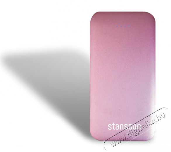 Stansson Prime PBP406P-090 powerbank 9000mAh - rózsaszín Mobil / Kommunikáció / Smart - Powerbank / Külső akkumulátor és töltő - 350352