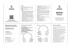 Stansson BHP201KB vezeték nélküli fejhallgató (Bluetooth) - kék Audio-Video / Hifi / Multimédia - Fül és Fejhallgatók - Fejhallgató mikrofonnal / headset - 350251