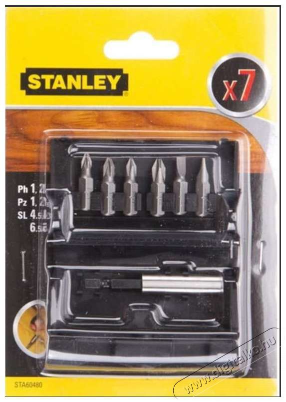 Stanley STA60480XJ Bit készlet Háztartás / Otthon / Kültér - Szerszám - Kiegészítő, tartozék - 366880