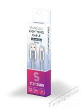 Stansson MFI 2m USB - Lightning fonott kábel Mobil / Kommunikáció / Smart - Mobiltelefon kiegészítő / tok - Kábel / átalakító - 387402