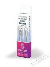Stansson 2m Lightning kábel Mobil / Kommunikáció / Smart - Mobiltelefon kiegészítő / tok - Kábel / átalakító - 387135