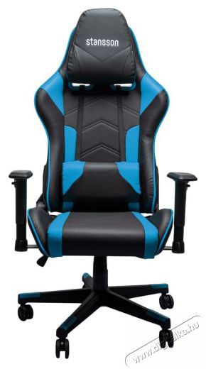 Stansson UCE602BK fekete-kék gamer szék Háztartás / Otthon / Kültér - Egyéb háztartási termék - 387578